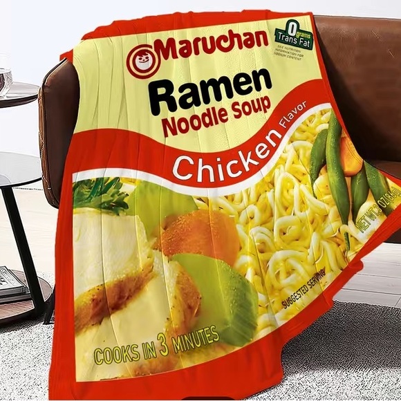 Bedding Chicken Ramen Noodle Blanket 5 X 60 Poshmark